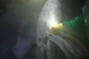 昭通消防水池堵漏现场